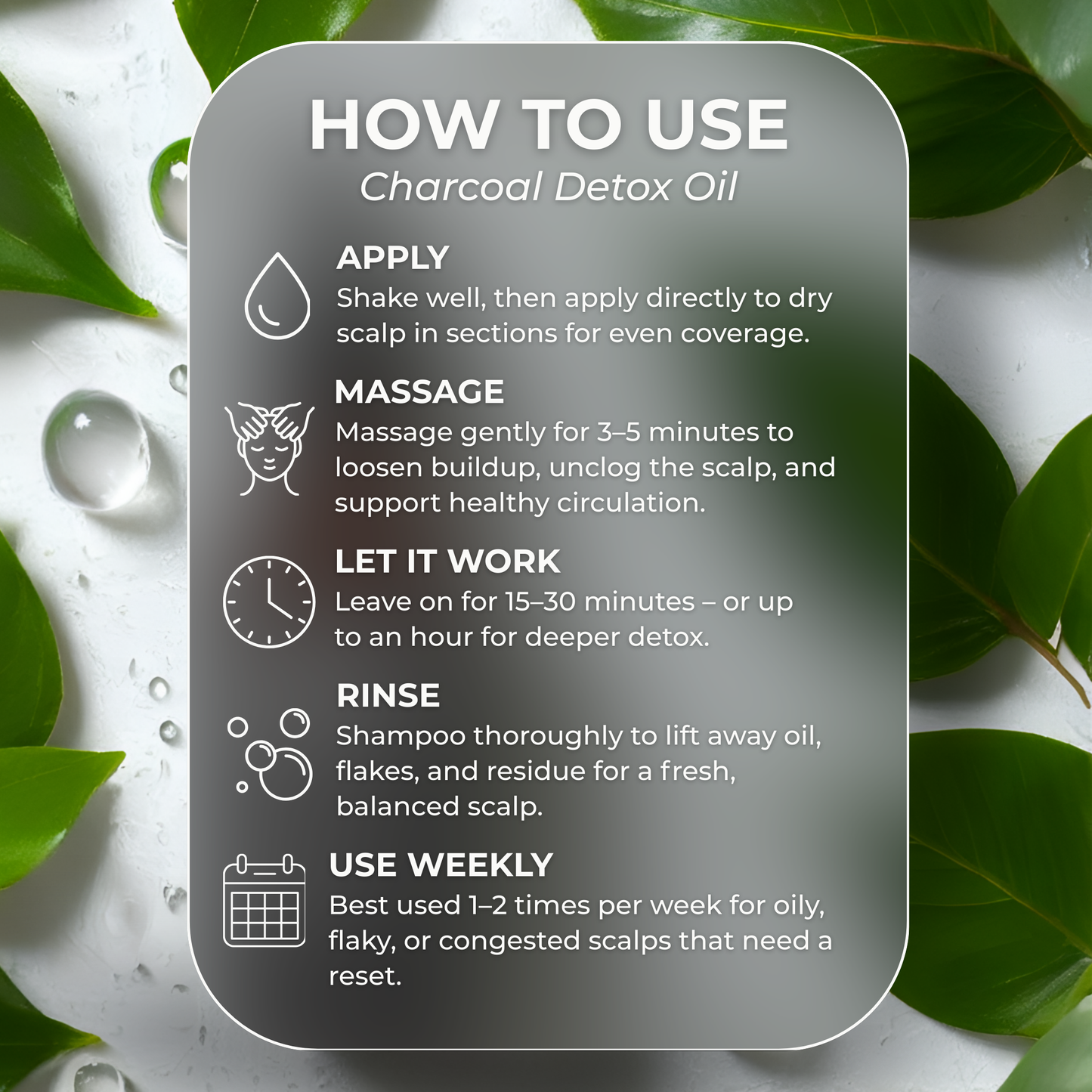 Charcoal Detox Scalp Oil - 2oz