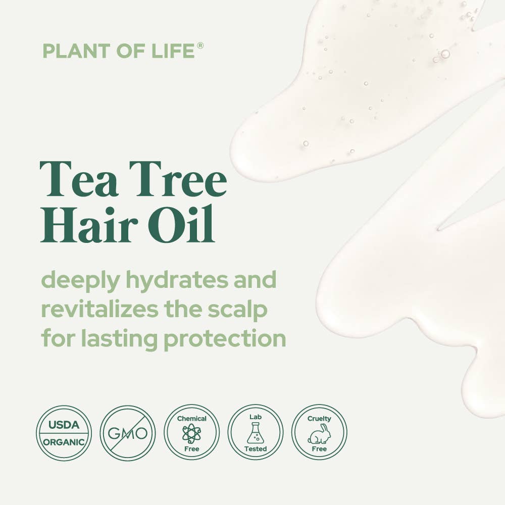 Tea Tree Hair Oil | Hydrating Hair & Itchy Scalp | Moisture