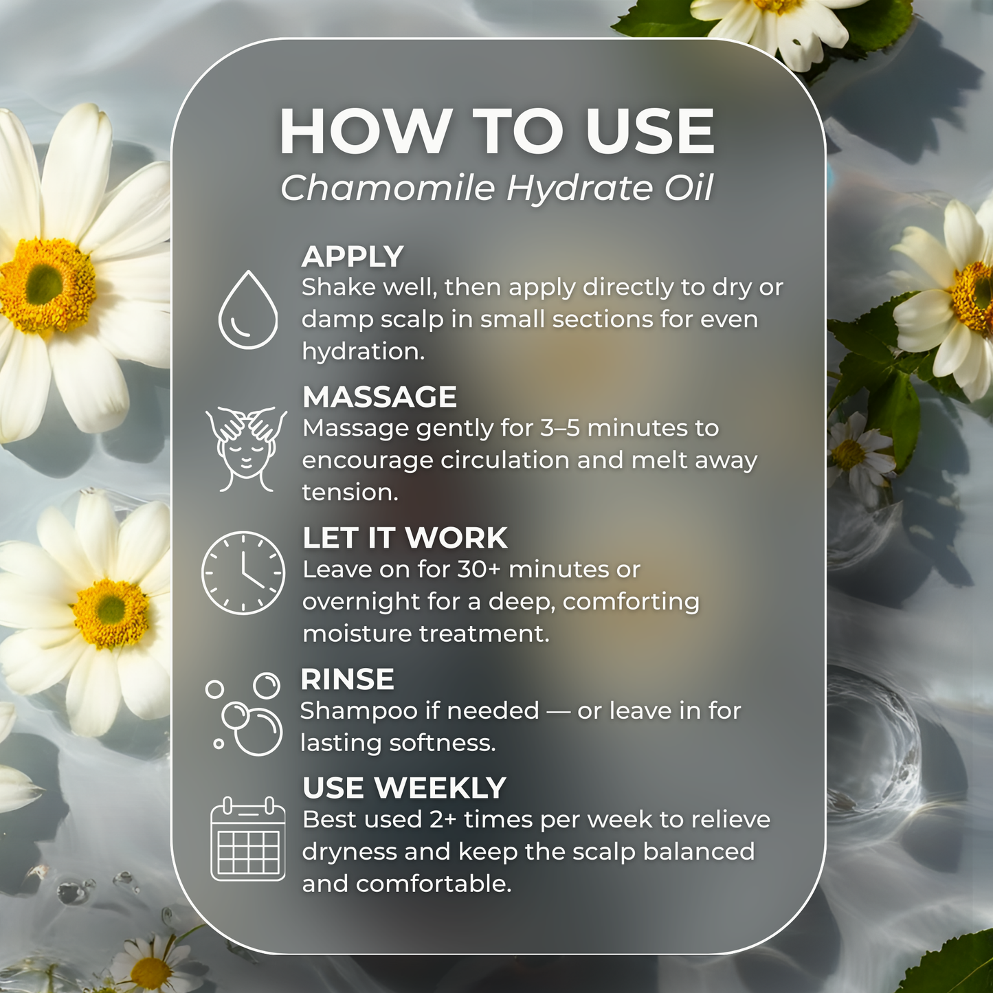 Chamomile Hydrate Scalp Oil - 2oz