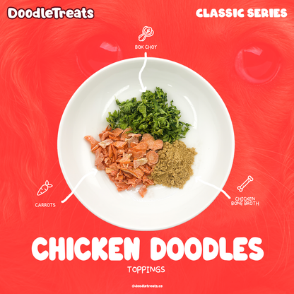 Chicken Doodles (Cup Noodles for Dogs and Cats)