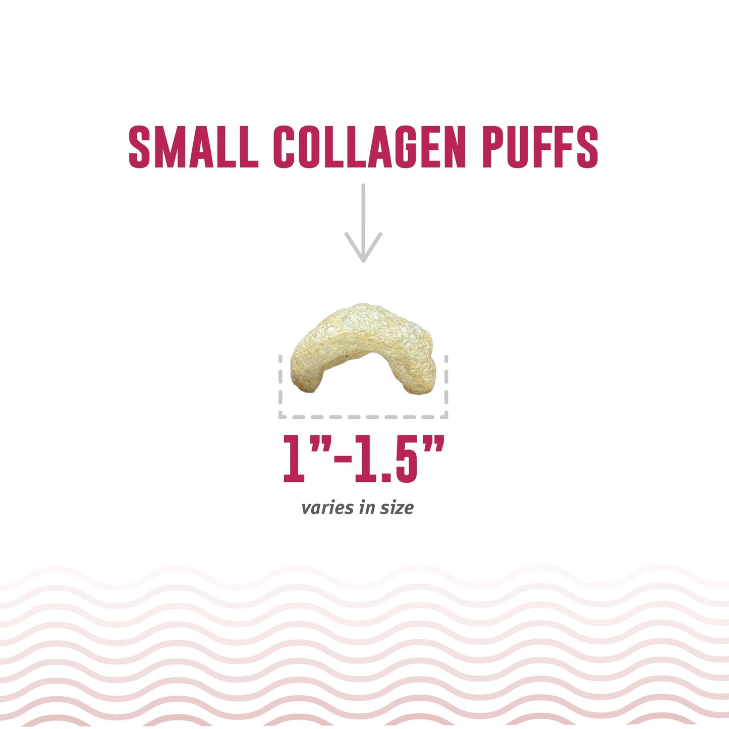 Icelandic+ Beef Collagen Puffs w/ Cod Skin Small Dogs 1.3-oz: 1.3-oz Bag