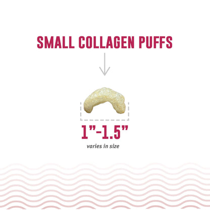 Icelandic+ Beef Collagen Puffs w/ Cod Skin Small Dogs 1.3-oz: 1.3-oz Bag