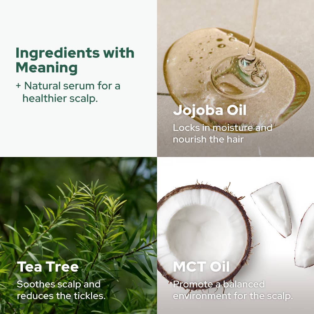 Tea Tree Hair Oil | Hydrating Hair & Itchy Scalp | Moisture
