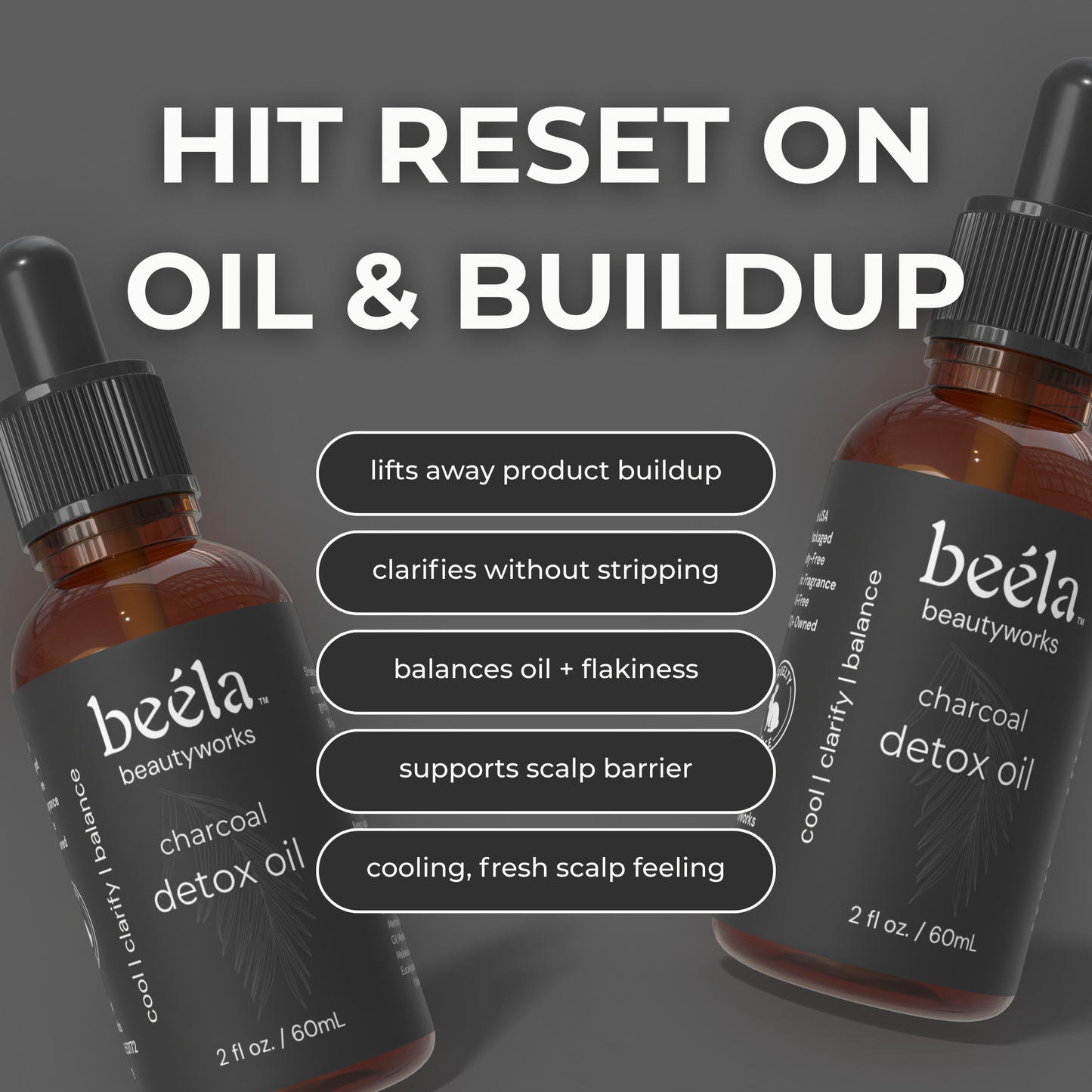 Charcoal Detox Scalp Oil - 2oz